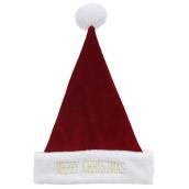 Chapeau du Père Noël Holiday Living, taille universelle, rouge et blanc