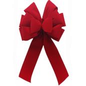 Boucle classique Holiday Living de 17,5 po en velours rouge
