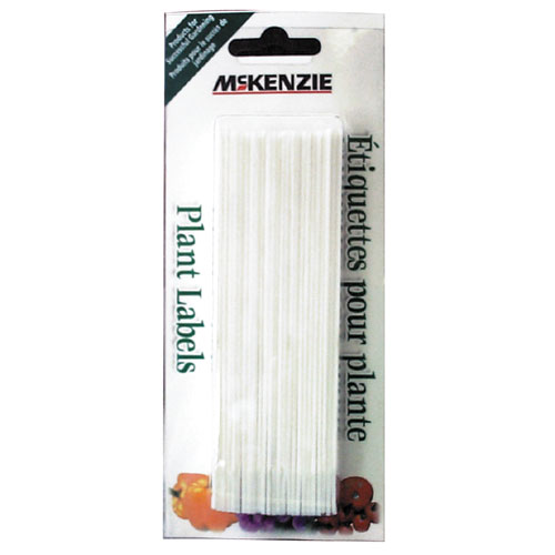 Étiquettes pour plantes McKenzie, 5", 25/pqt