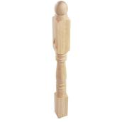 Concept SGA 41.5-in Northern Pine Universal Stair Newel Post