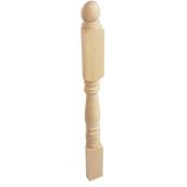 Concept SGA 41.5-in Northern Pine Half Stair Newel Post