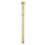 Concept SGA 39.5-in Victorian Oak Universal Stair Newel Post