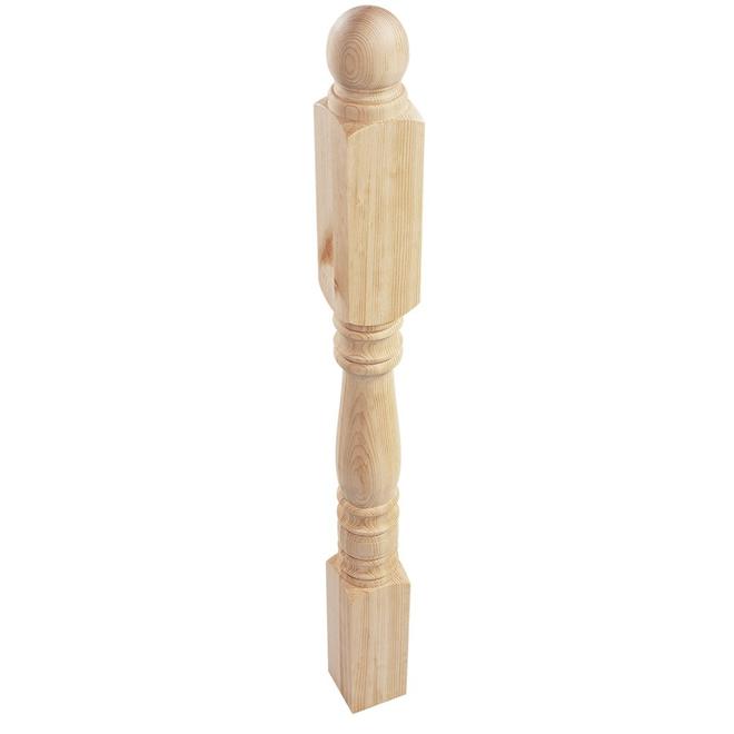 Concept SGA 49-in Northern Pine Starting Stair Newel Post