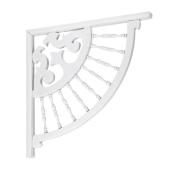Équerre en pin sur support « Ram & Spingle », blanche