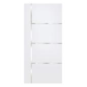 Concept SGA 32-in x 80-in White Aspen Interior PVC Slab Door