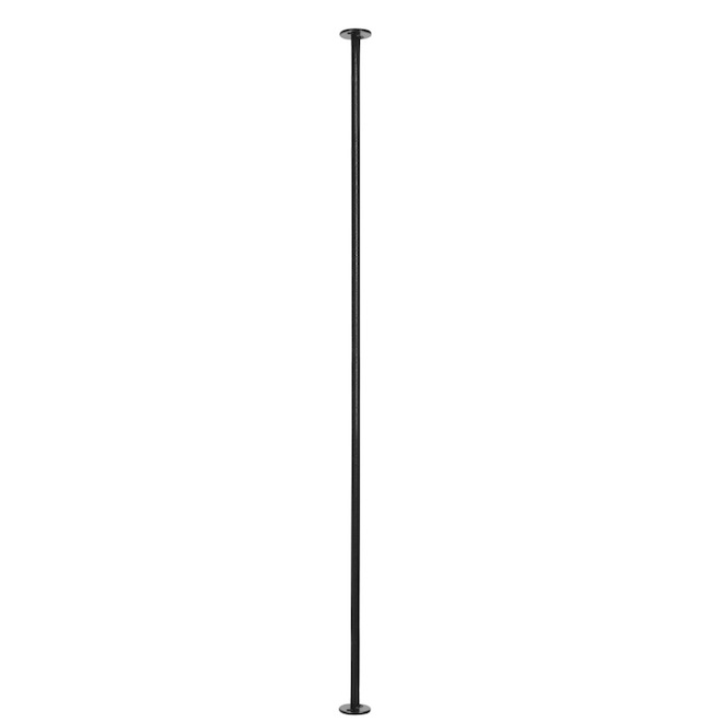 Concept SGA Creative Balusters Square Wrought Iron 3/4-in x 34-in Black Matte 2/Pk