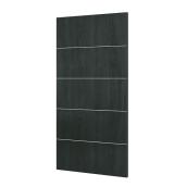 Concept SGA 36-in x 80-in Charcoal Grey Murage Interior PVC Slab Door