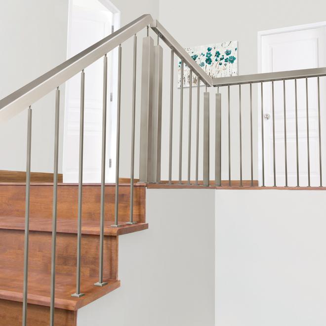Concept SGA Stainless Steel 1.63-in x 12-ft Prefinished Handrail AI ...