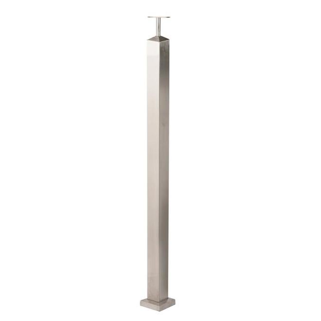 Concept SGA 2-in x 36-in Prefinished Stainless Steel Stair Newel Post