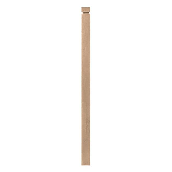 Concept SGA 8000 Series 2.5-in x 49-in Natural Prefinished Maple Wood Stair Newel Post