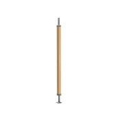 Concept SGA 12000 Series Stair Post - 36-in - Wood and Stainless Steel