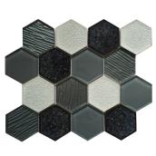 Style Selections 12-in x 12-in Mosaic Wall Tile - Grey