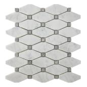 Style Selections Natural Stone Floor and Wall Octagon Mosaic - 12-in x 11-in - White