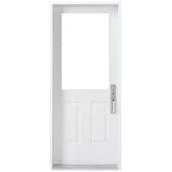 Porte d'entrée en acier, 6 panneaux, 34" x 80", gauche