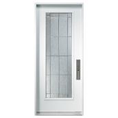 Riopelle Exterior Door - 34" x 80" - Right - Steel - White