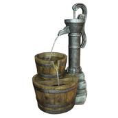 Styles Selections Rustic Pump Fountain - Resin - 29"