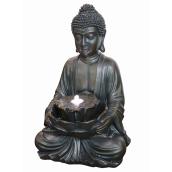 Style Selection Budha Fountain - 12 1/2'' x 18.7'' - Grey