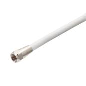 Zenith 25-ft White 18-AWG RG6 Coaxial Cable