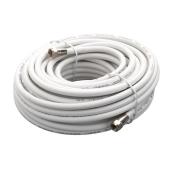 Zenith 50-ft White 18-AWG RG6 Coaxial Cable