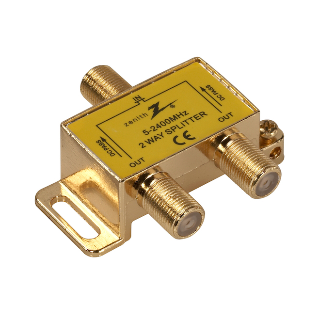 Répartiteur coaxial Zenith 2 voies 2400 MHz