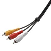 Zenith 3-ft Nickel Composite Video Cable with Audio Cables