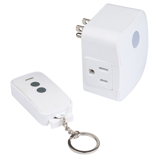 Utilitech White Remote Control Outlet in the Lamp & Light Controls