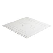 MURdesign Regency Wood Fibre Ceiling Tiles - White - 8 Per Box -  2-ft L x 2-ft W