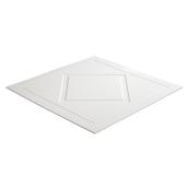 MURdesign Hyatt Wood Fibre Ceiling Tiles - White - 8 Per Box - 2-ft W × 2-ft L