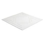 MURdesign Marriott Wood Fibre Ceiling Tiles - White - 8 Per Box - 2-ft W × 2-ft L