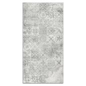 Panneau mural MDF MURdesign 48 po x 8 pi en bouleau mosaïque gris lisse