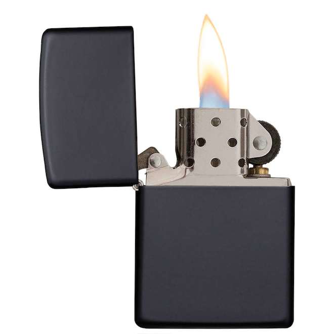 Zippo Classic Lighter Windproof - Black Matte