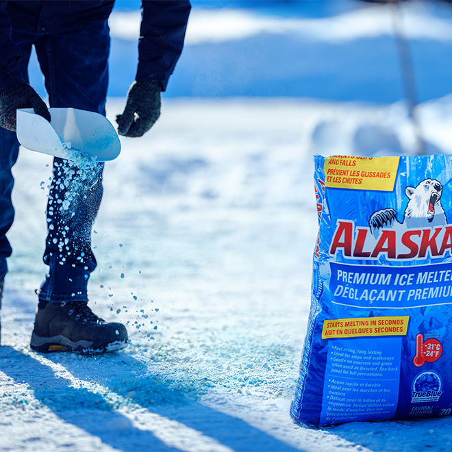 Déglaçant premium en sac Alaskan jusqu'à -31 °C, 20 kg