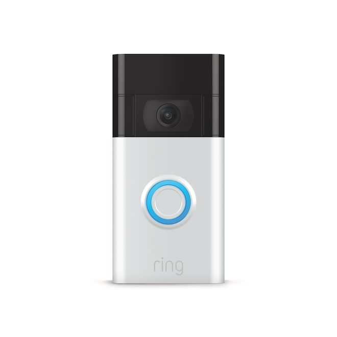 Ring Wireless Video Doorbell Wi-Fi Connectivity with Motion Detection - Silver