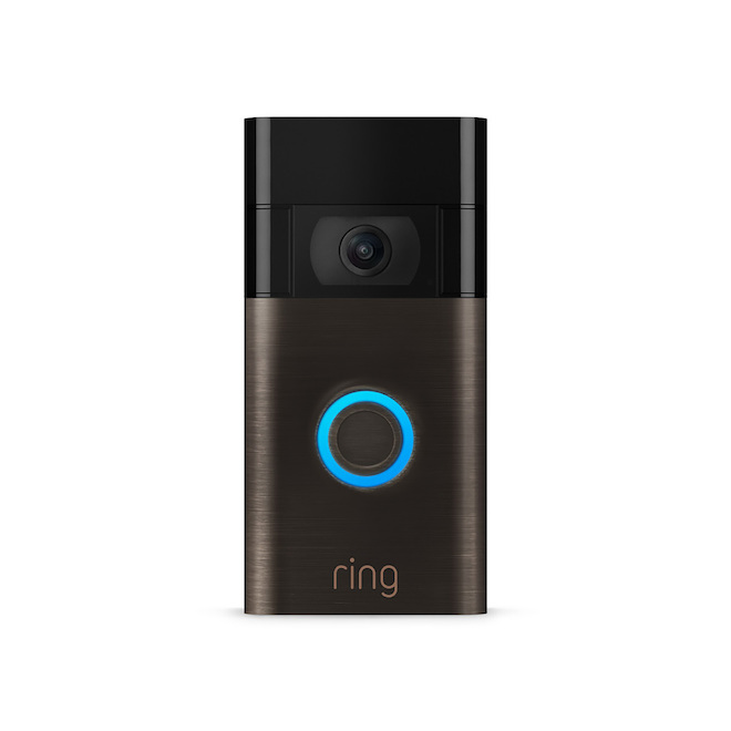 Ring Wireless Video Doorbell Wi-Fi Connectivity with Motion Detection - Bronze