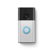 Ring Smart Battery-Operated Doorbell with Motion Sensor - Satin Nickel Finish