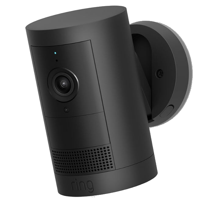 Ring Outdoor Cam Plus Safety Camera with 2K Video - Black