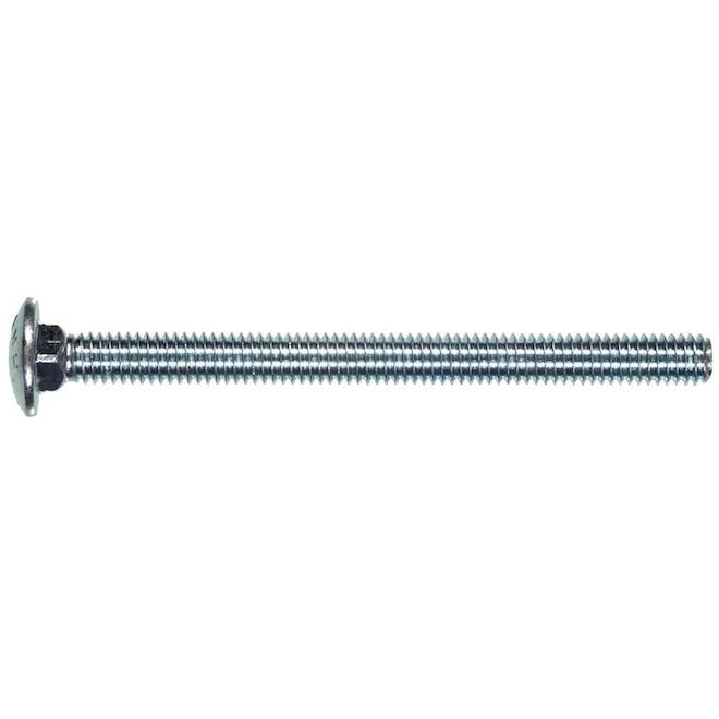 Hillman 5/16-in-18 Zinc-Plated Round-Head Standard Carriage Bolt - 50-pack