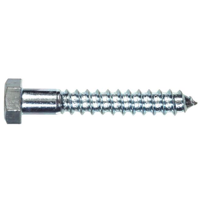 Hillman 5/16-in Zinc-Plated Hex-Head Lag Screws - 50/Pk