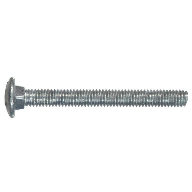 Hillman 5/16-in-18 Hot-Dipped Galvanized Round-Head Standard Carriage Bolts - 50/Pk