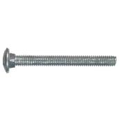 Hillman 3/8-in-16 Hot-Dipped Galvanized Round-Head Standard Carriage Bolts - 100/Pk