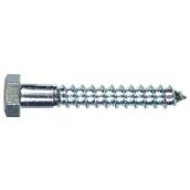 Hillman #14 Zinc-Plated Hex-Head Lag Screws - 100/Pk