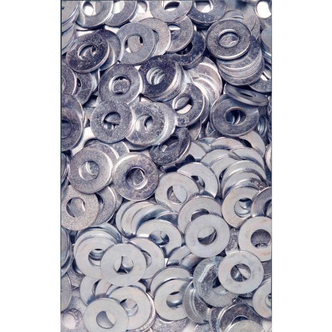 Hillman 3/8-in x 1-in Zinc-Plated Standard SAE Flat Washers - 100/Pk