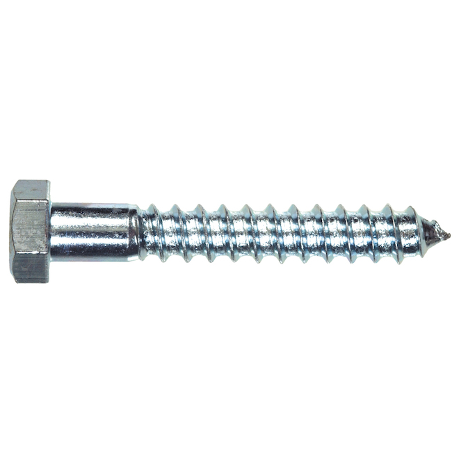 Hillman 1/2-in Zinc-Plated Hex-Head Lag Screws - 25/Pk