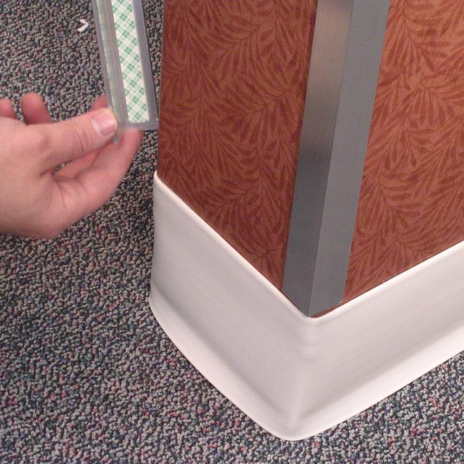 Hillman 3/4-in W x 3/4-in H x 6-ft L Mill Finished Aluminum Solid Angle