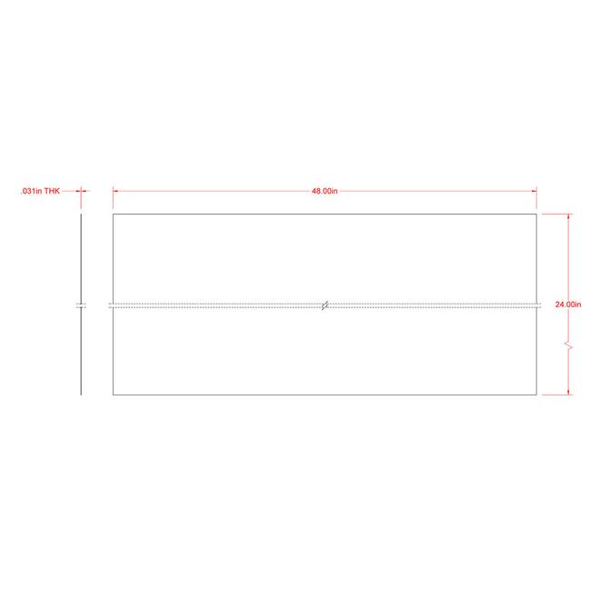 Hillman 24-in W x 48-in L Plain Cold Rolled Steel Weldable Solid Sheet Metal