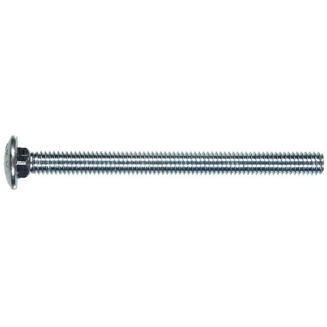 Hillman 5/16-in-18 Zinc-Plated Round-Head Standard SAE Carriage Bolts 100/Pk