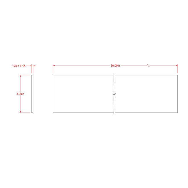 Hillman Hot-Rolled Weldable Steel Slotted Metal Flat Bar