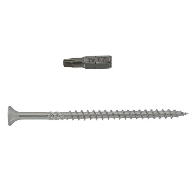 Hillman SS 305 Power Pro Exterior Wood Screws #10 x 3-1/2-in 20/Pk