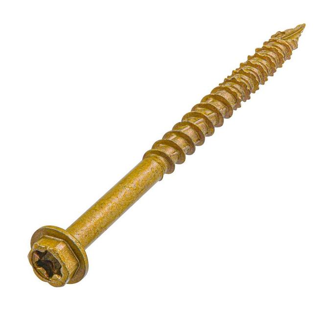 Hillman #6 x 1/2-in Brass Interior/Exterior Wood Screws (75-Per