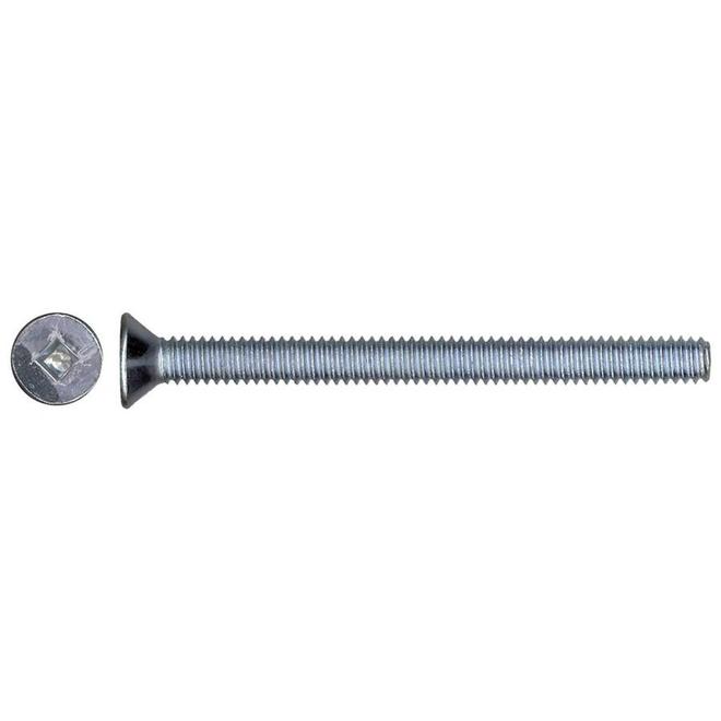 Hillman SS FH Sq Machine Screws 1/4-20 x 1-in 6/Pk